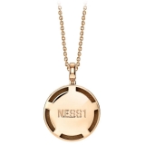 NESS1 - M.D.M.A Necklace 9Kt Rose Gold and Diamond - Drug Collection - Handcrafted Necklace - High Quality Luxury