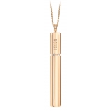 NESS1 - Cig.Au.Rette Necklace 18Kt Rose Gold and Diamond and Ruby - Drug Collection - Handcrafted Necklace - High Quality Luxury