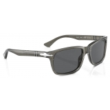 Persol - PO3048S - Transparent Grey / Dark Grey - Sunglasses - Persol Eyewear