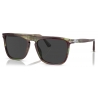 Persol - PO3225S - Striato Verde / Polarizzata Nero - Occhiali da Sole - Persol Eyewear