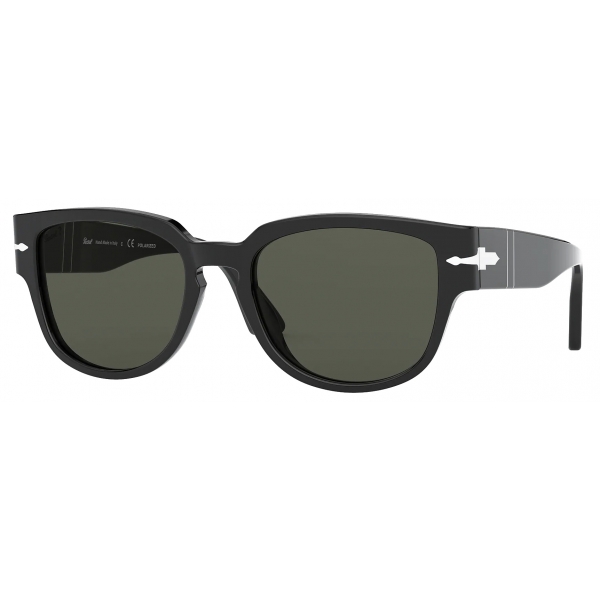 Persol - PO3231S - Black / Polarized Green - Sunglasses - Persol Eyewear