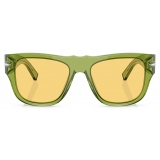 Persol - PO3294S - Transparent Green / Yellow - Sunglasses - Persol Eyewear