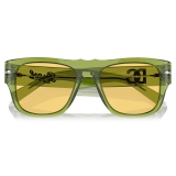 Persol - PO3294S - Transparent Green / Yellow - Sunglasses - Persol Eyewear