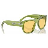 Persol - PO3294S - Verde Trasparente / Giallo - Occhiali da Sole - Persol Eyewear