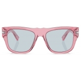 Persol - PO3294S - Transparent Pink / Blue Vintage - Sunglasses - Persol Eyewear