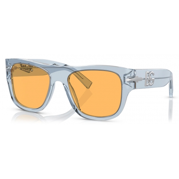 Persol - PO3294S - Azzurro Trasparente / Arancione - Occhiali da Sole - Persol Eyewear
