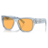 Persol - PO3294S - Azzurro Trasparente / Arancione - Occhiali da Sole - Persol Eyewear