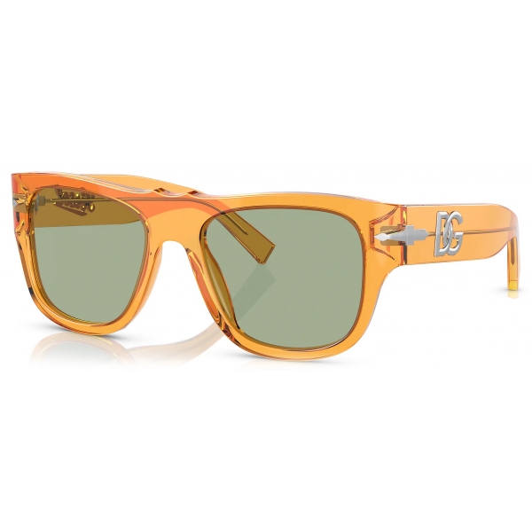 Persol - PO3294S - Transparent Orange / Green Mirror - Sunglasses - Persol Eyewear