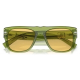 Persol - PO3295S - Transparent Green / Yellow - Sunglasses - Persol Eyewear