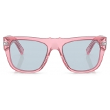 Persol - PO3295S - Transparent Pink / Blue Vintage - Sunglasses - Persol Eyewear