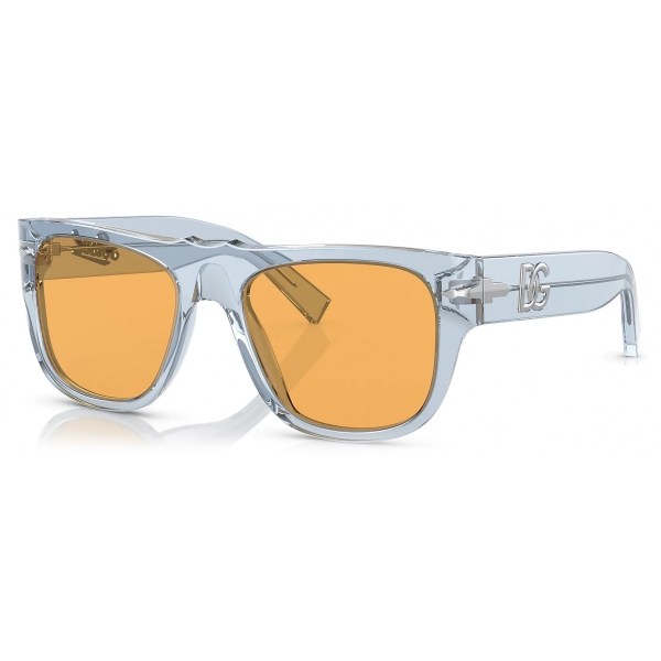 Persol - PO3295S - Azzurro Trasparente / Arancione - Occhiali da Sole - Persol Eyewear