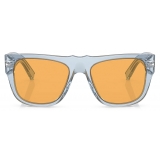 Persol - PO3295S - Transparent Azure / Orange - Sunglasses - Persol Eyewear