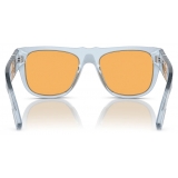 Persol - PO3295S - Transparent Azure / Orange - Sunglasses - Persol Eyewear