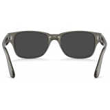 Persol - PO3288S - Transparent Taupe Grey / Polar Black - Sunglasses - Persol Eyewear