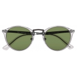 Persol - PO3248S - Grey Transparent / Green - Sunglasses - Persol Eyewear