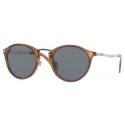 Persol - PO3248S - Terra di Siena / Light Blue - Sunglasses - Persol Eyewear