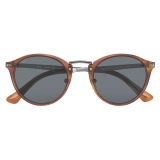 Persol - PO3248S - Terra di Siena / Light Blue - Sunglasses - Persol Eyewear