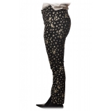 Dondup - Pantalone Perfect Stampa Stelle - Nero - Pantalone - Luxury Exclusive Collection