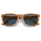 Persol - PO3291S - Striato Marrone / Azzurro - Occhiali da Sole - Persol Eyewear