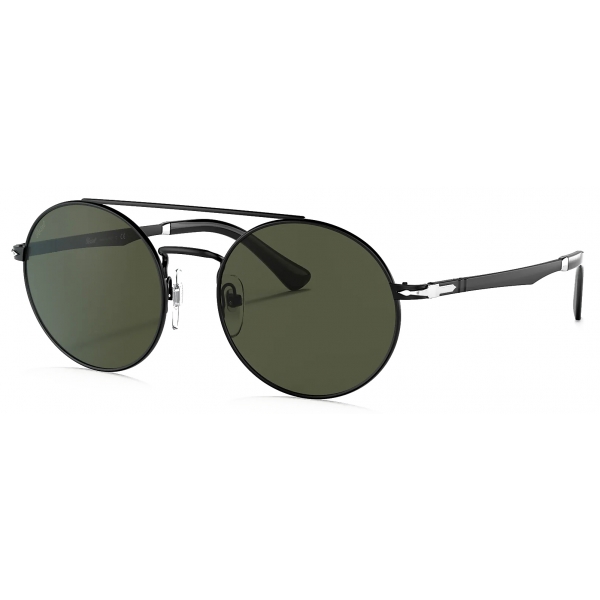Persol - PO2496S - Black Demishiny / Green - Sunglasses - Persol Eyewear