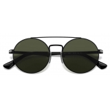 Persol - PO2496S - Nero Semi-Brillante / Verde - Occhiali da Sole - Persol Eyewear