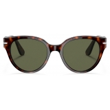 Persol - PO3287S - Havana / Polar Green - Sunglasses - Persol Eyewear