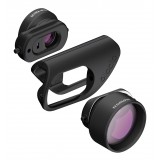 olloclip - Active Lens Set - Black Lens / Black Clip - iPhone 8 / 7 / 8 Plus / 7 Plus - Fisheye Wide-Angle Tele - Lens Set