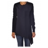 Dondup - Maglia con Inserto Laterale - Blu - Luxury Exclusive Collection