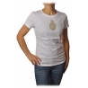 Dondup - T-Shirt with Embroidery - White - T-shirt - Luxury Exclusive Collection