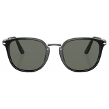 Persol - PO3186S - Black / Polarized Green - Sunglasses - Persol Eyewear