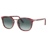 Persol - PO3186S - Rosso / Sfumato Grigio - Occhiali da Sole - Persol Eyewear