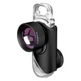 olloclip - Filmer's Kit - Limited Edition - Nero / Rosso - iPhone 8 / 7 / 8 Plus / 7 Plus - Kit Set Lenti