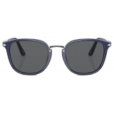 Persol - PO3186S - Blue / Dark Grey - Sunglasses - Persol Eyewear