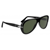 Persol - PO3260S - Black / Green - Sunglasses - Persol Eyewear