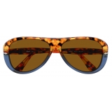 Persol - PO3260S - Marrone Tartarugato/Blu Opale / Marrone - Occhiali da Sole - Persol Eyewear