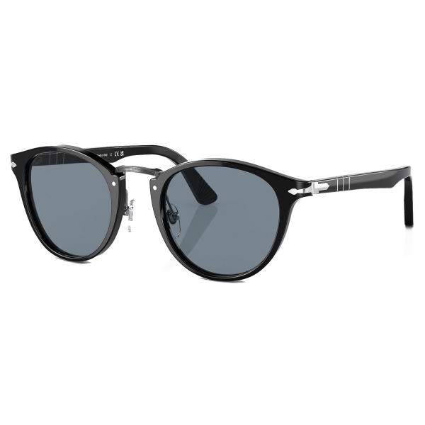 Persol - PO3108S - Black / Light Blue - Sunglasses - Persol Eyewear