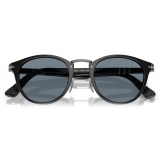 Persol - PO3108S - Nero / Azzurro - Occhiali da Sole - Persol Eyewear