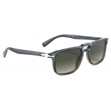 Persol - PO3273S - Grigio Sfumato Verde Striato / Grigio Chiaro Sfumato - Occhiali da Sole - Persol Eyewear