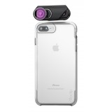 olloclip - Ollo Case - Ghiaccio Chiaro - iPhone 8 Plus / 7 Plus - Cover Trasparente iPhone - Cover Professionale
