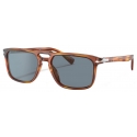 Persol - PO3273S - Terra di Siena / Light Blue - Sunglasses - Persol Eyewear