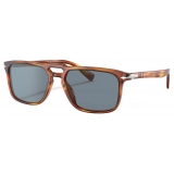Persol - PO3273S - Terra di Siena / Light Blue - Sunglasses - Persol Eyewear