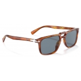Persol - PO3273S - Terra di Siena / Light Blue - Sunglasses - Persol Eyewear