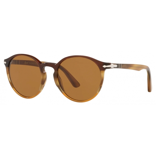 Persol - PO3171S - Striato Marrone / Marrone - Occhiali da Sole - Persol Eyewear