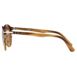 Persol - PO3171S - Striato Marrone / Marrone - Occhiali da Sole - Persol Eyewear