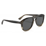 Persol - 649 Series - Horn - Light Brown Horn / Smoke - Sunglasses - Persol Eyewear