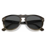 Persol - 649 Series - Horn - Light Brown Horn / Smoke - Sunglasses - Persol Eyewear