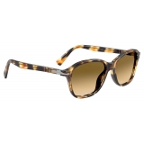 Persol - PO3244S - Giallo Striato Marrone / Marrone Sfumato - Occhiali da Sole - Persol Eyewear