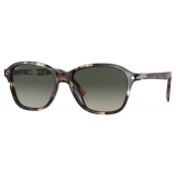 Persol - PO3244S - Striped Brown / Grey Gradient - Sunglasses - Persol Eyewear