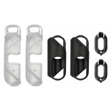 olloclip - iPhone 8 Plus / 7 Plus Clip + Pendant Stand (No Case) - Black Clip / Clear Stand - Double Pack - Professional Clip