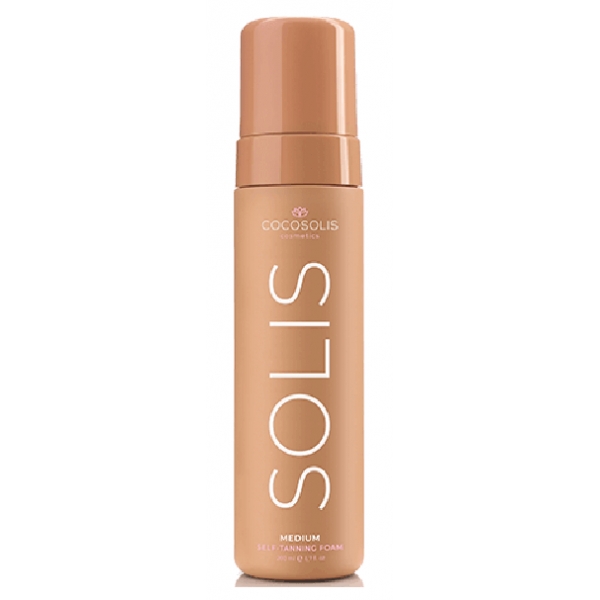 Cocosolis - Skin - Solis Self-Tanning Foam - Natural Self-Tanning Foam - Medium Tan - Professional Cosmetics